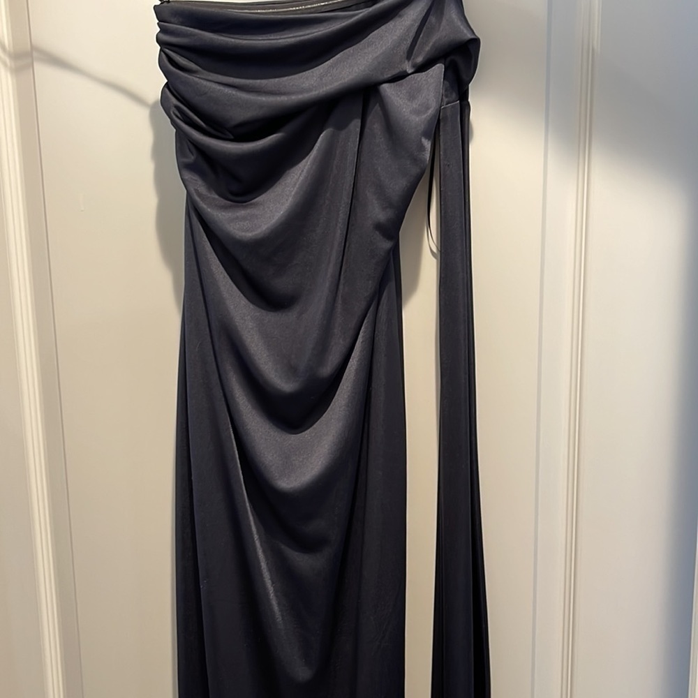 Halston Heritage Nylon Long Dress Size XXS